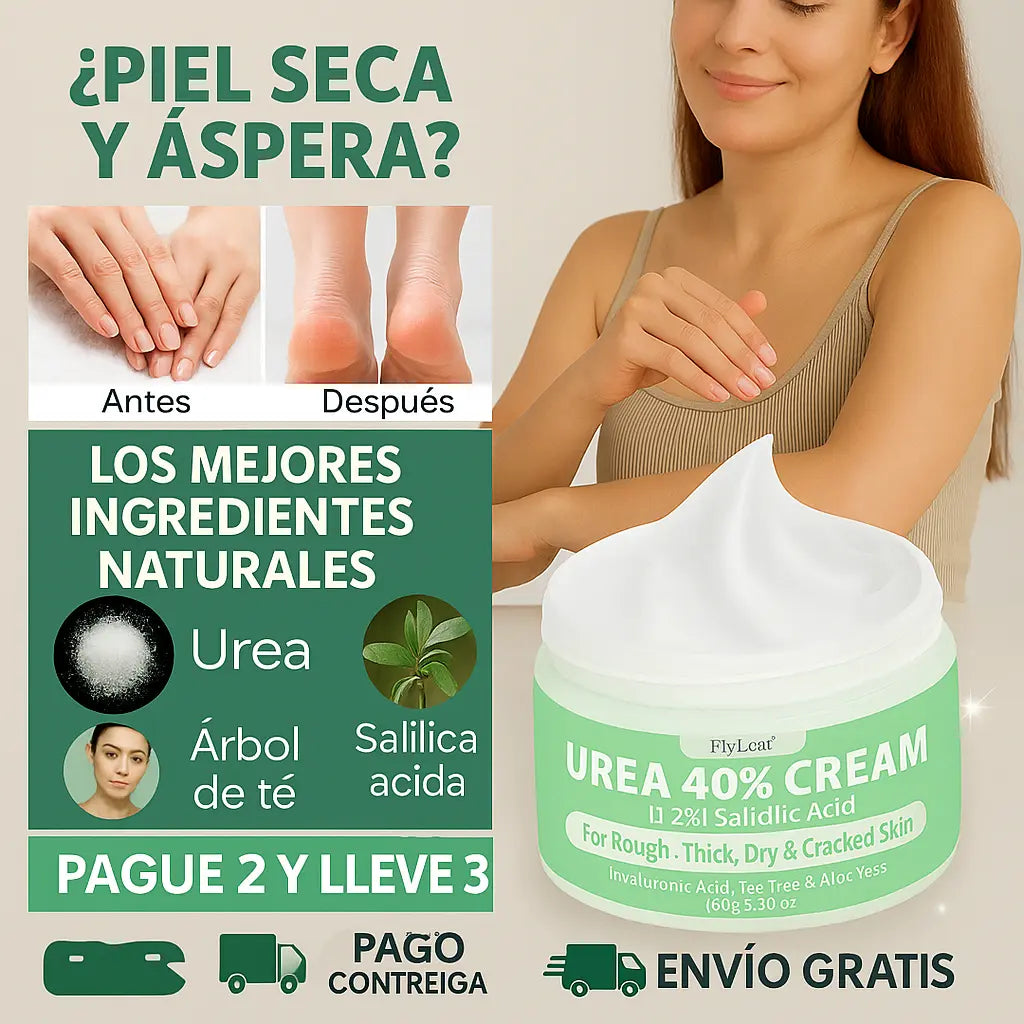 Crema Reparadora con Urea al 40% + Ácido Salicílico 2%