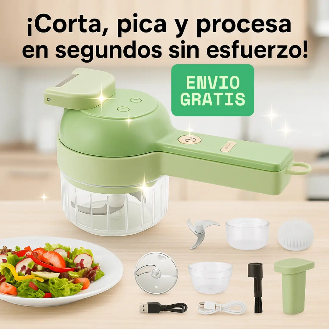 ChefPro 4 en 1 – Cortador Eléctrico Inteligente