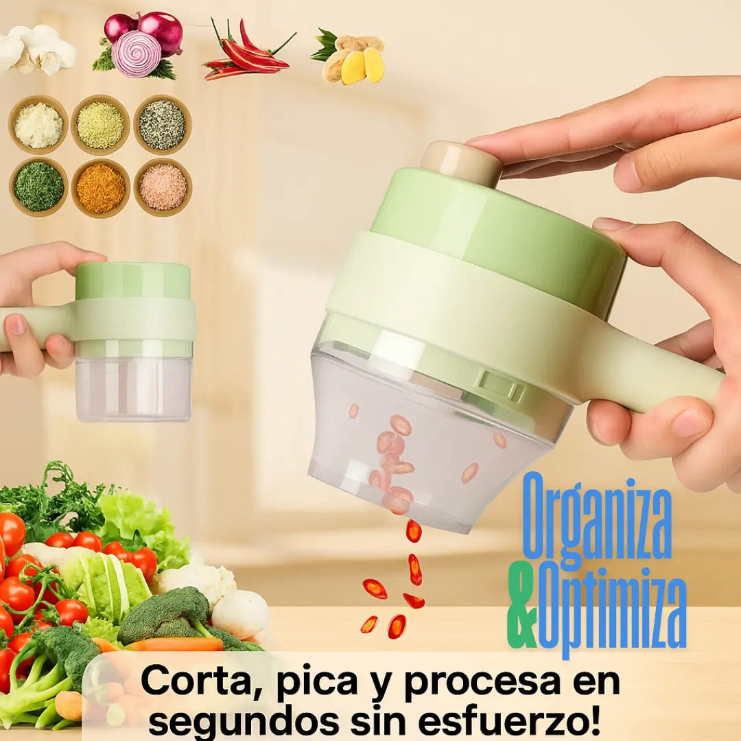 ChefPro 4 en 1 – Cortador Eléctrico Inteligente