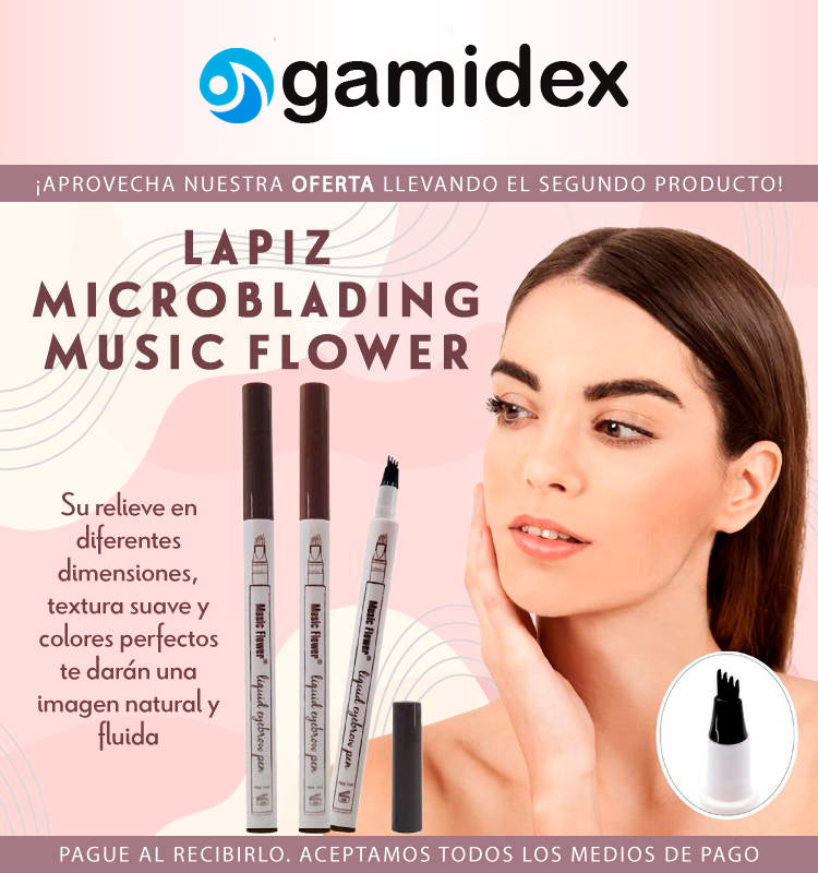 Lapiz Microblading Music Flower