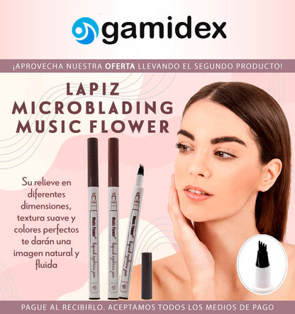 Lapiz Microblading Music Flower